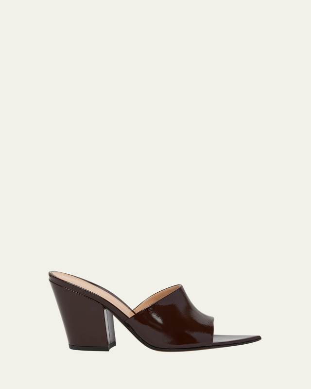 Nuit Leather Mule Sandals